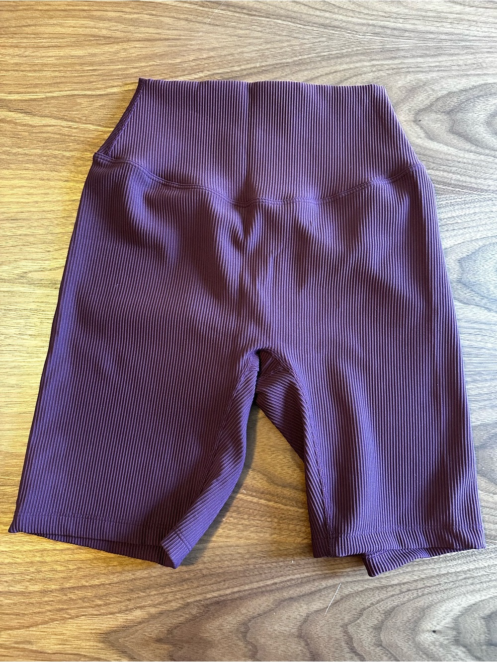 Tier Activewear Core Short High-Waist Ribbed Workout Shorts — Fig